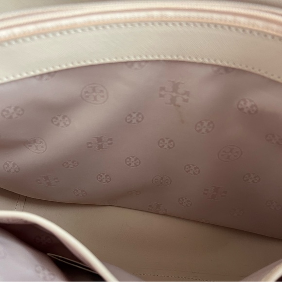 Tory Burch Saffiano Leather Tote/ Light Oak/Excellent Condition - Picture 11 of 16